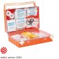 Preview: Erste Hilfe Koffer DYNAMIC-GLOW L SÖHNGEN orange Norm DIN 13169