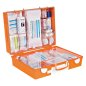 Preview: Erste Hilfe Koffer Advocat Baustelle SÖHNGEN mit Pflasterspender Verbandkasten MT-CD orange