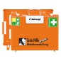 Preview: Erste Hilfe Koffer Advocat Metallverarbeitung SÖHNGEN mit Pflasterspender Verbandkasten MT-CD orange