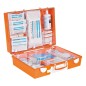 Preview: Erste Hilfe Koffer Advocat Werkstatt SÖHNGEN mit Pflasterspender Verbandkasten MT-CD orange
