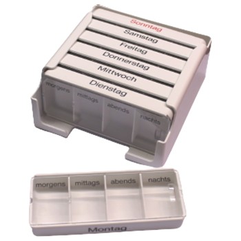 Medi-7 Medikamentendosierer für 7 Tage mit einzelnen Tagesdosierer