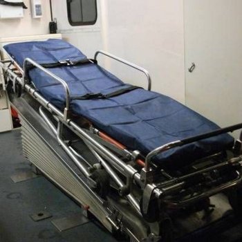 Preview: Einmal Tragelaken reintex für Untersuchungsliege und Tragen blau