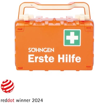 Erste Hilfe Koffer DYNAMIC-GLOW S SÖHNGEN orange Norm DIN 13157