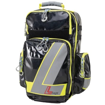 Preview: Sanitätsrucksack Lifebag L schwarz SÖHNGEN Notfallrucksack mit 5 Innentaschen