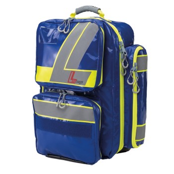 Preview: Notfallrucksack Lifebag XL blau SÖHNGEN Sanitätsrucksack mit 5 Innentaschen
