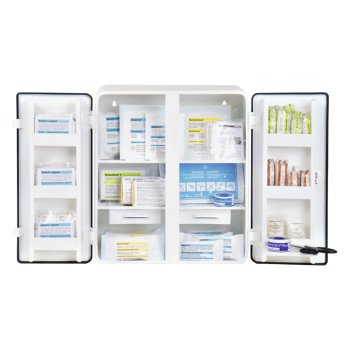 Preview: Verbandschrank Rom Industrie Norm mit Füllung DIN 13169 SÖHNGEN