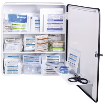 Preview: Verbandschrank Bonn Norm Plus mit Füllung DIN 13157 mit Erweiterung SÖHNGEN