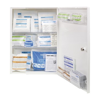 Preview: Verbandschrank Berlin Norm Plus mit Füllung DIN 13157 mit Erweiterung SÖHNGEN