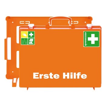 Preview: Erste Hilfe Koffer SÖHNGEN MT-CD Industrie Norm Plus orange DIN 13169 mit Erweiterungen