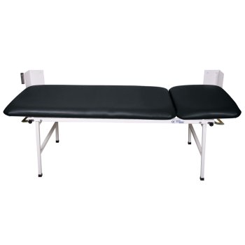 Wandklappliege Ultramedic ultraCLAP 200 schwarz zweiteilig Untersuchungsliege und Massageliege