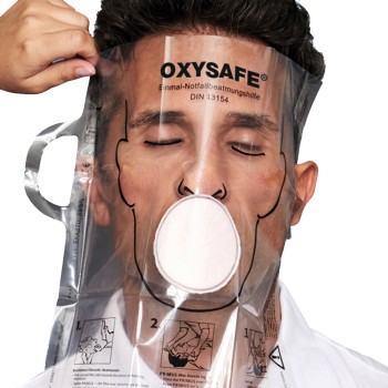 OXYSAFE Notfallbeatmungshilfe HOLTHAUS mit Filter
