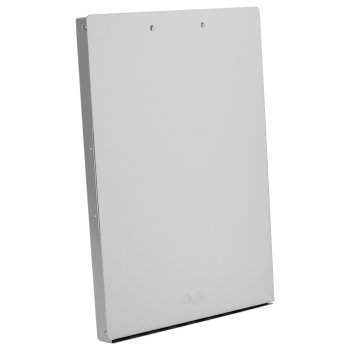 Preview: Formularhalter mit Box aus Aluminium mit Halteklemme Läufer 30517 Clipboard Klemmbrett