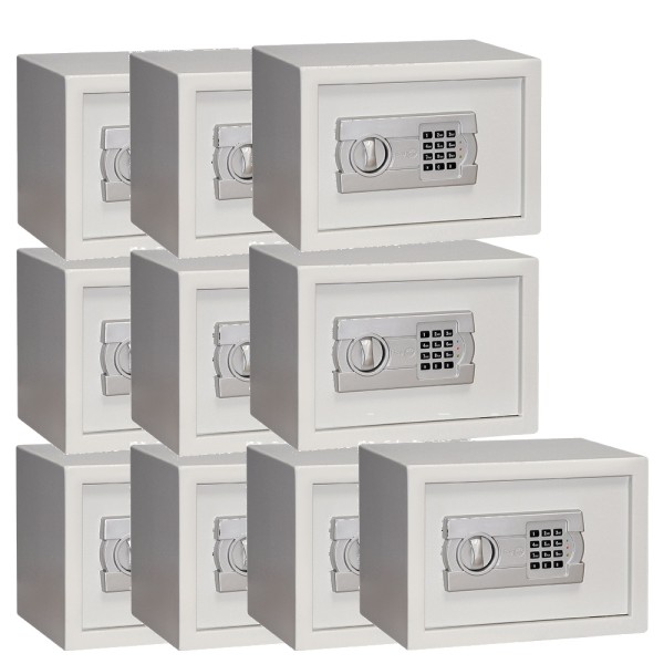 Tresor für Tagesbedarf Betäubungsmittel BTM lichtgrau 10 Stück