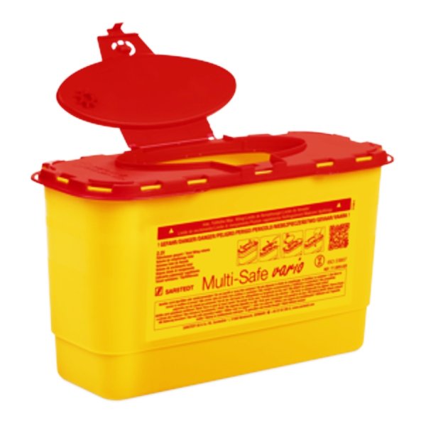 Multi-Safe vario 2000 Entsorgungsbehälter SARSTEDT 2000 ml 2,0 Liter mit ovaler Öffnung