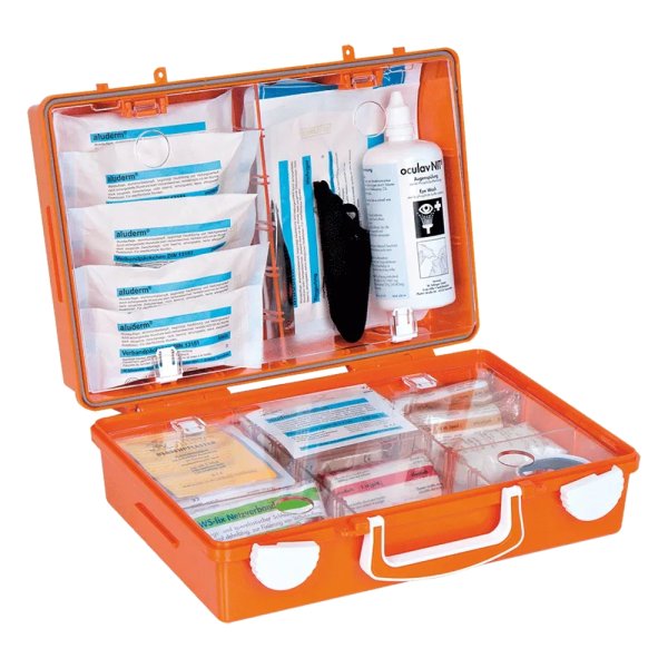 Erste Hilfe Koffer DIREKT Metzgerei SÖHNGEN SN-CD DIN 13157 erweitert