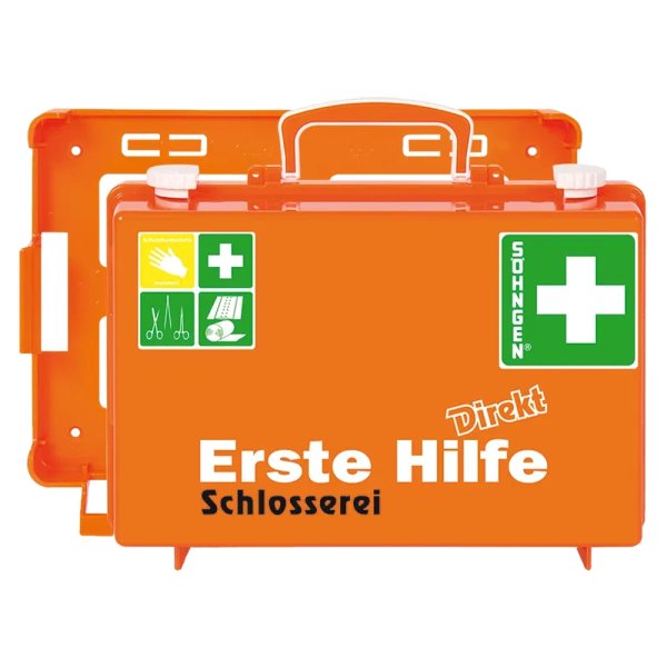 Erste Hilfe Koffer DIREKT Schlosserei SÖHNGEN SN-CD DIN 13157 erweitert