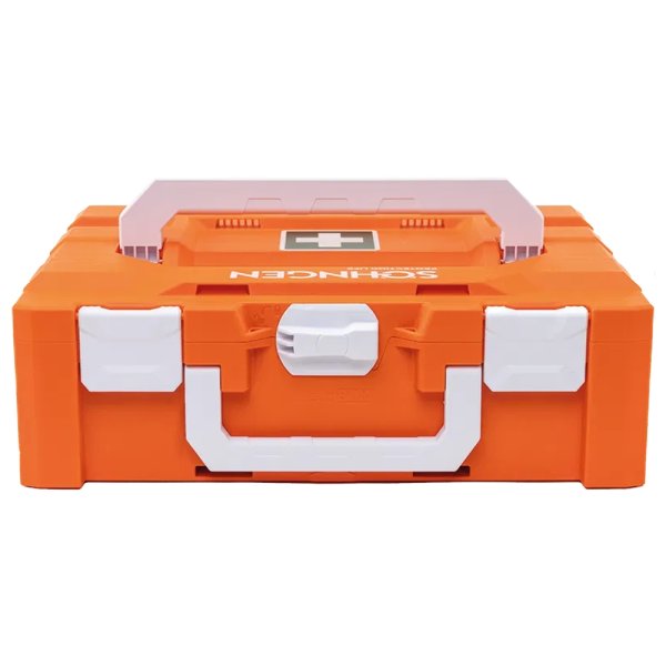 Erste Hilfe Koffer metaBOX 145M SÖHNGEN Erste Hilfe Baustelle orange