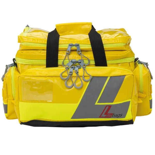 Notfalltasche Lifebag M gelb SÖHNGEN Sanitätstasche mit Frottasche und Deckelfach und und 2 Seitentaschen