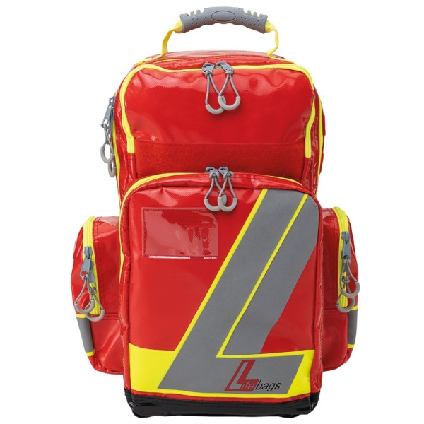 Sanitätsrucksack Lifebag L rot SÖHNGEN Notfallrucksack mit 5 Innentaschen