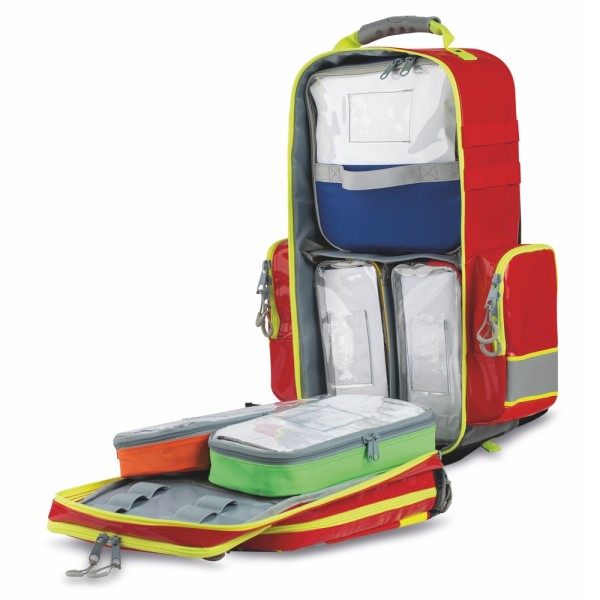 Sanitätsrucksack Lifebag L rot SÖHNGEN Notfallrucksack mit 5 Innentaschen