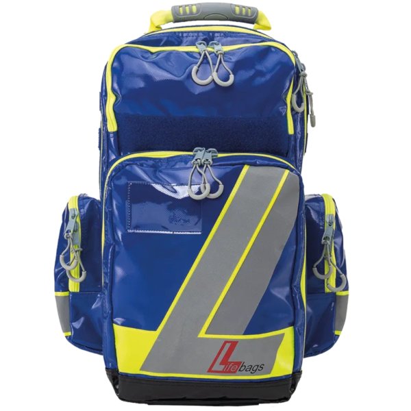 Sanitätsrucksack Lifebag L blau SÖHNGEN Notfallrucksack mit 5 Innentaschen