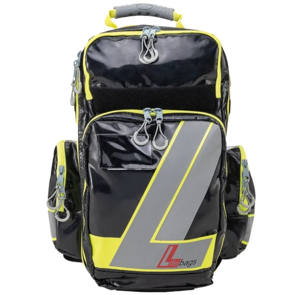 Sanitätsrucksack Lifebag L schwarz SÖHNGEN Notfallrucksack mit 5 Innentaschen