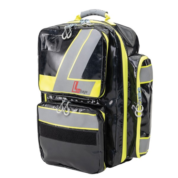 Notfallrucksack Lifebag XL schwarz SÖHNGEN Sanitätsrucksack mit 5 Innentaschen
