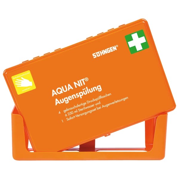 AQUA NIT Box 4 x 250 ml Augenspülung SÖHNGEN im Verbandkasten Kiel
