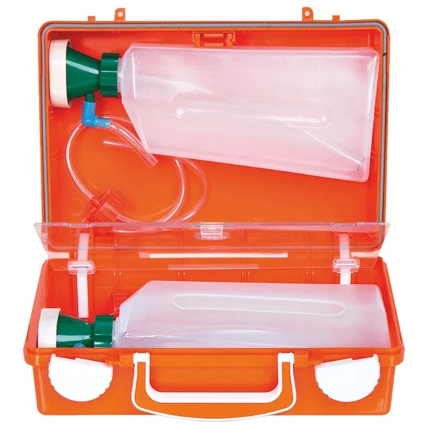 Kombi Set Augenspülstation SÖHNGEN QUICK-CD orange