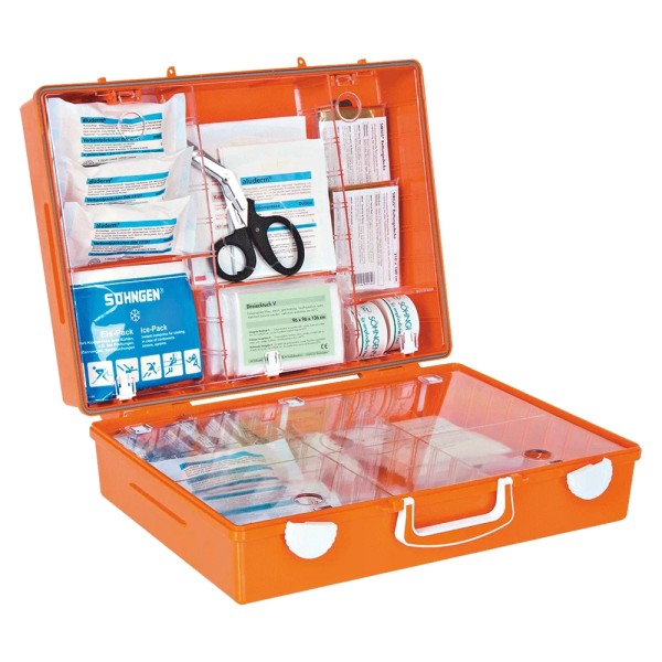 Erste Hilfe Koffer SÖHNGEN MT-CD Industrie Norm orange DIN 13169
