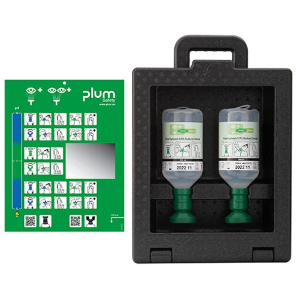 Plum iBox-Station 4922 mit 2 Augenspülflaschen 4604 zu 500ml